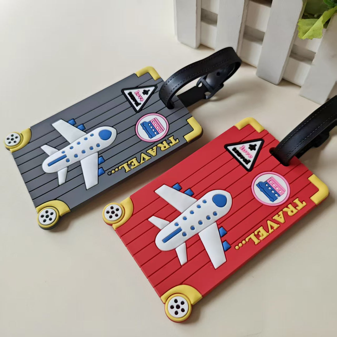 Unisex Bagasjelapp med kreativt reise-motiv Luvikno