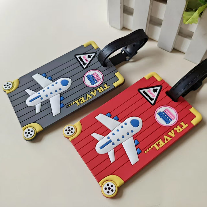 Unisex Bagasjelapp med kreativt reise-motiv Luvikno