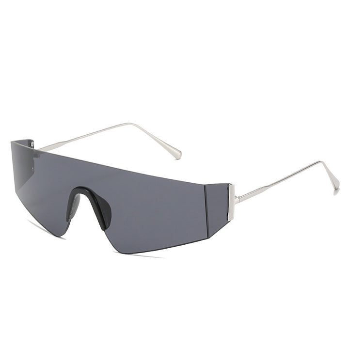 Dame futuristisk Oversized-solbrille Luvikno