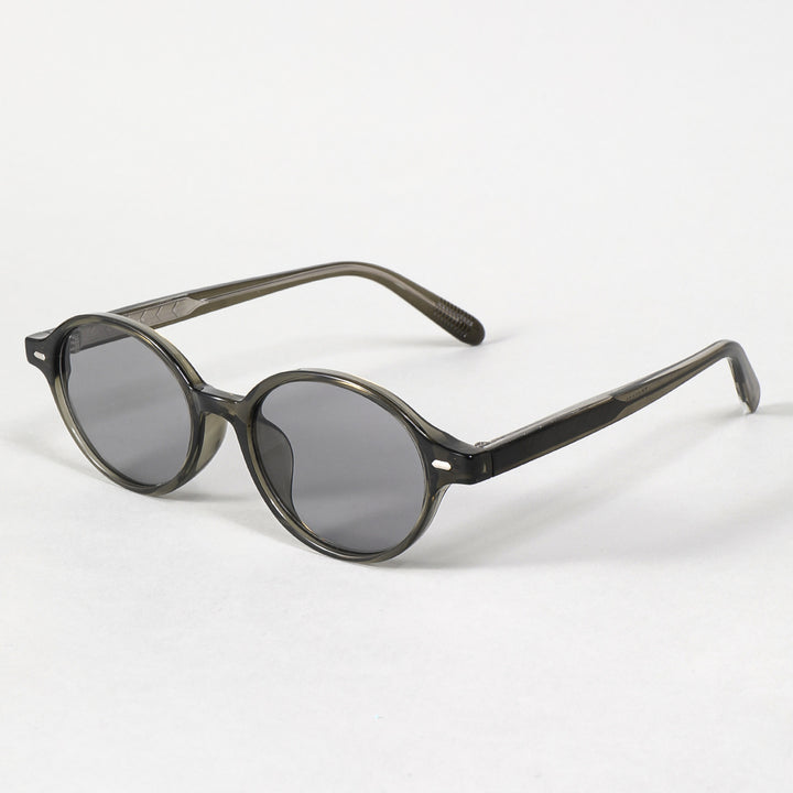 Dame moteriktig solbrille i oval design med stilige detaljer Luvikno