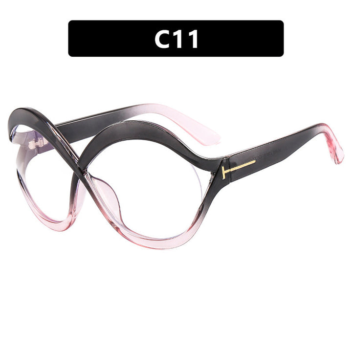 Dame ekstravagant formet solbrille Luvikno