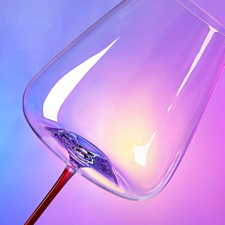 Krystallglass Rød Stilk Burgunder Glass | Luvikno