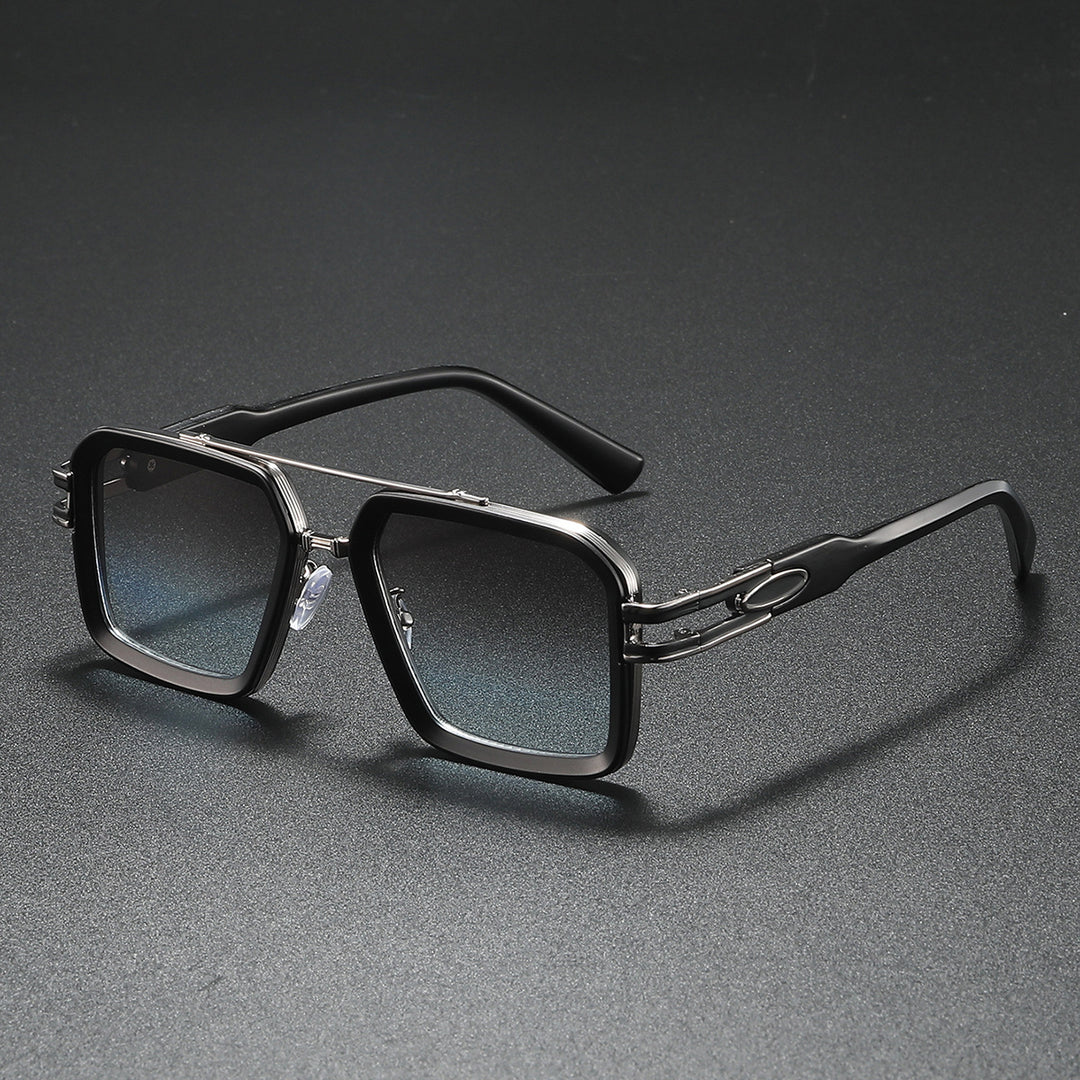Dame moteriktig solbrille i moderne kantet design Luvikno
