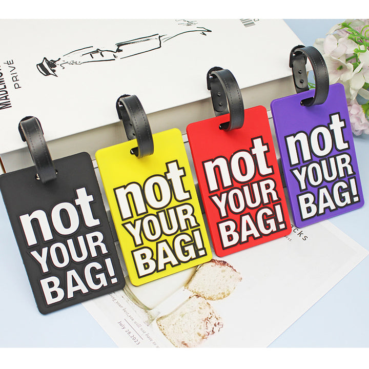 Unisex Bagasjelapp med humoristisk design Luvikno