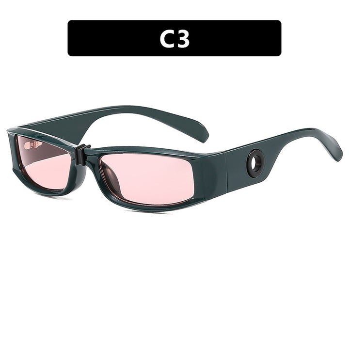 Dame moteriktig solbrille med beskyttende UV-filter og robust ramme Luvikno
