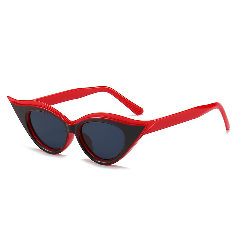 Dame Cat-Eye solbriller med polariserte linser Luvikno