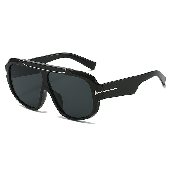Dame sporty solbriller med stilfullt fullrammedesign Luvikno