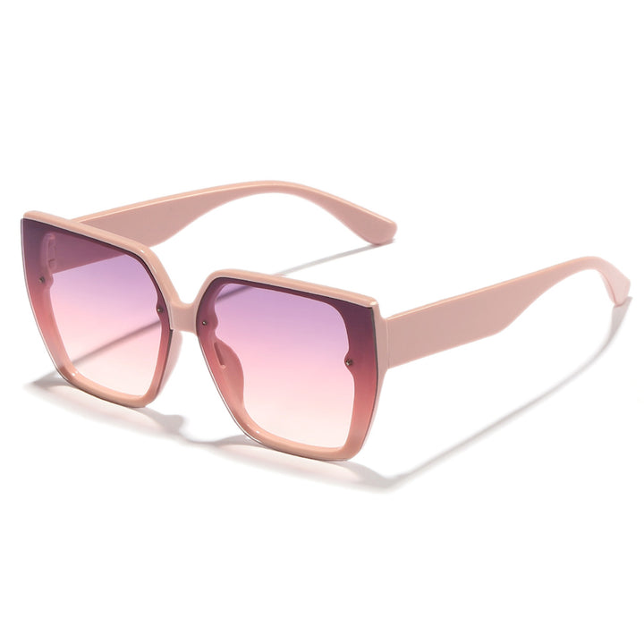 Dame oversized solbriller med elegant design Luvikno
