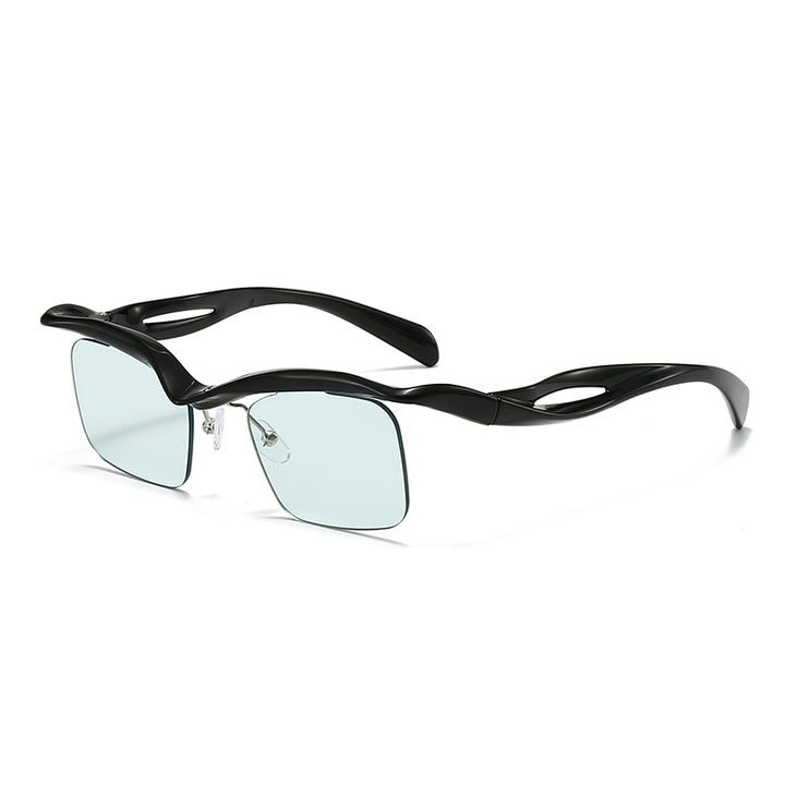 Dame moteriktig solbrille med innovativ ramme Luvikno