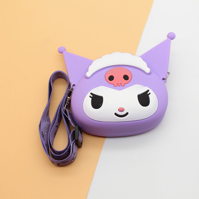 Dame Cartoon Messenger Bag i silikon Luvikno