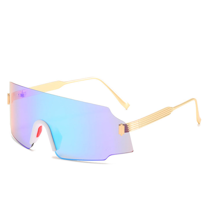 Dame sporty sikkerhets-solbrille med moderne, gjennomsiktig design Luvikno