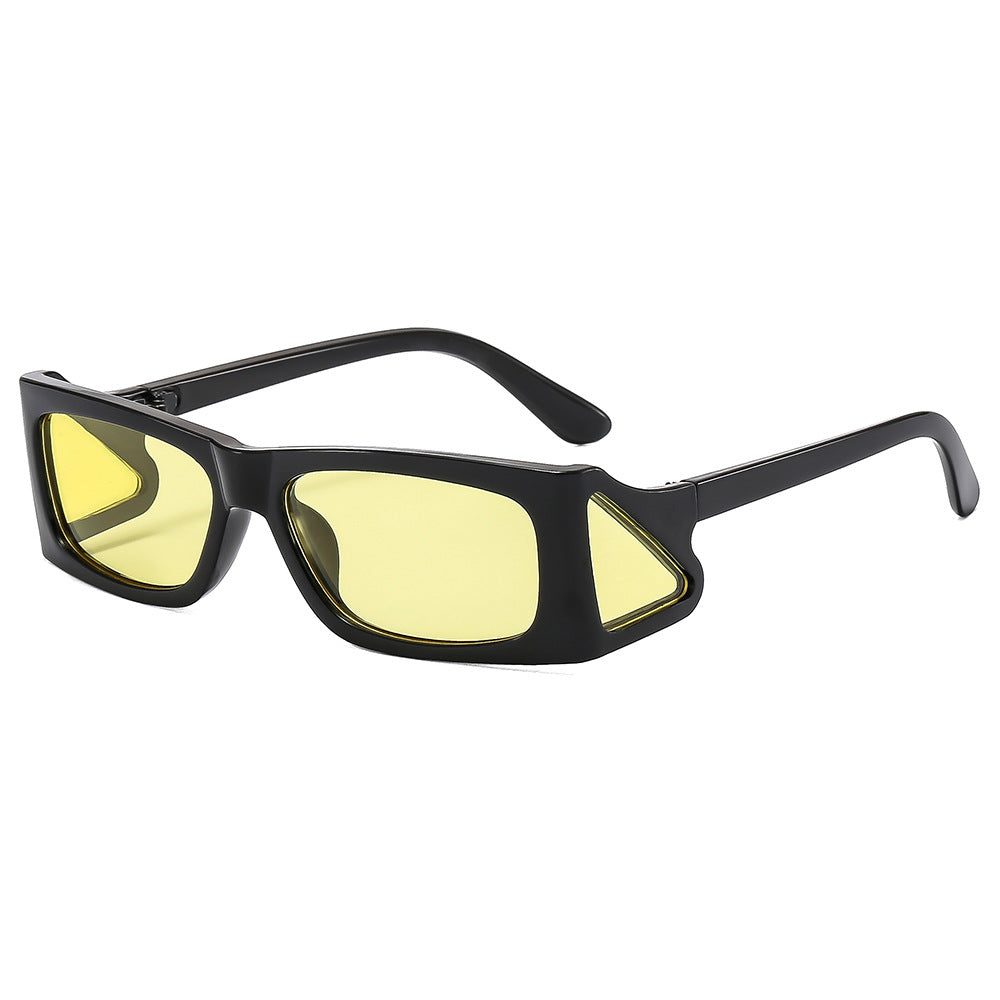 Damer ekstravagante solbrille i geometrisk design Luvikno