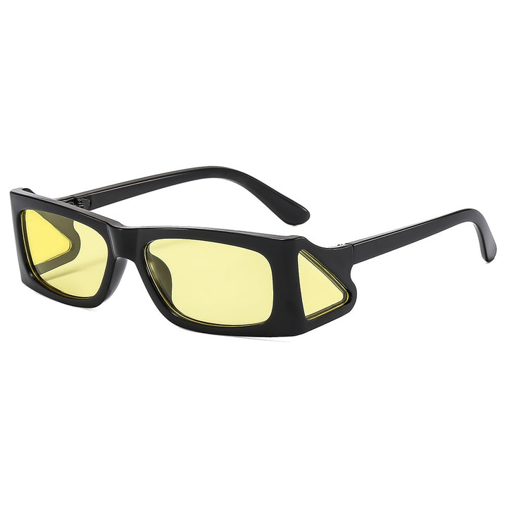Damer ekstravagante solbrille i geometrisk design Luvikno