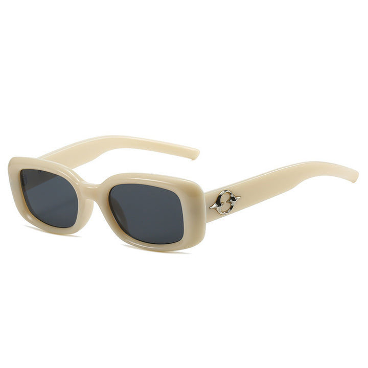 Dame trendy firkantet solbrille Luvikno