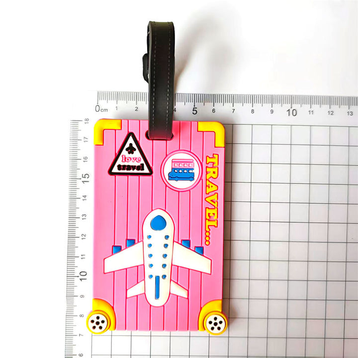 Unisex Bagasjelapp med kreativt reise-motiv Luvikno