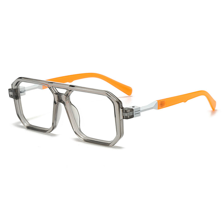 Dame stilige oversized solbriller med geometrisk ramme Luvikno
