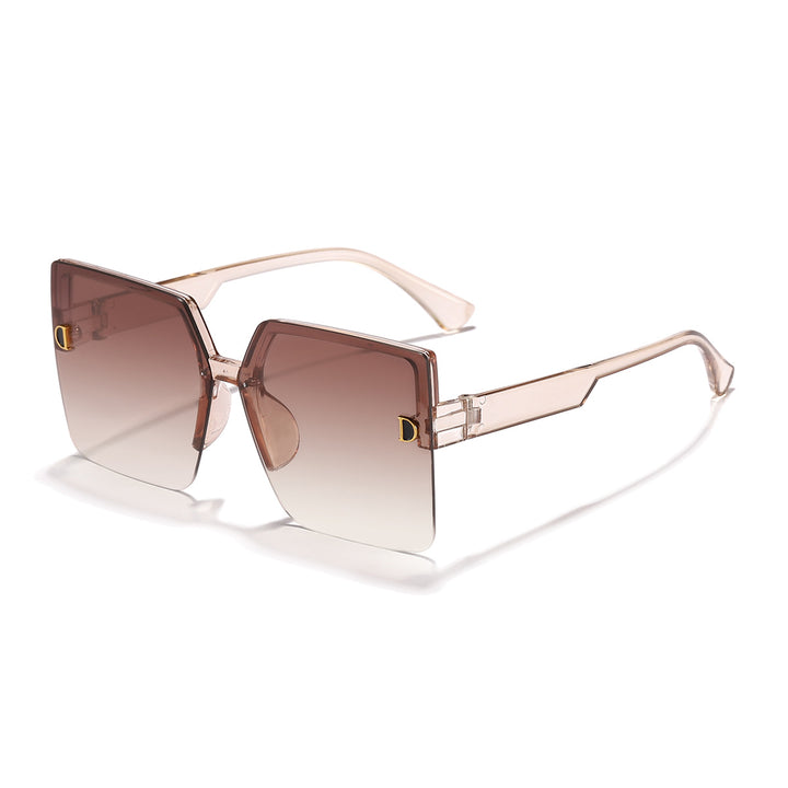 Dame kvadratisk solbrille med elegant gradient Luvikno