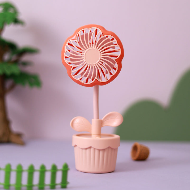 Damer Dekorativ Mini-Vifte med Blomsterdesign Luvikno