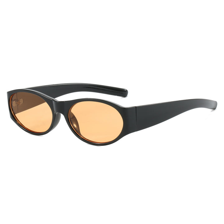Dame motesolbrille med elegant, oval design og UV-beskyttelse Luvikno