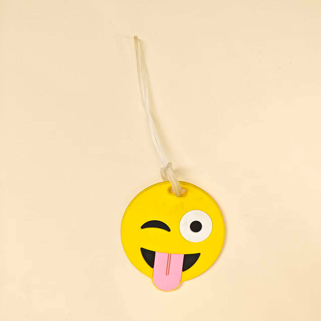 Unisex Bag Tag i Emojidesign Luvikno