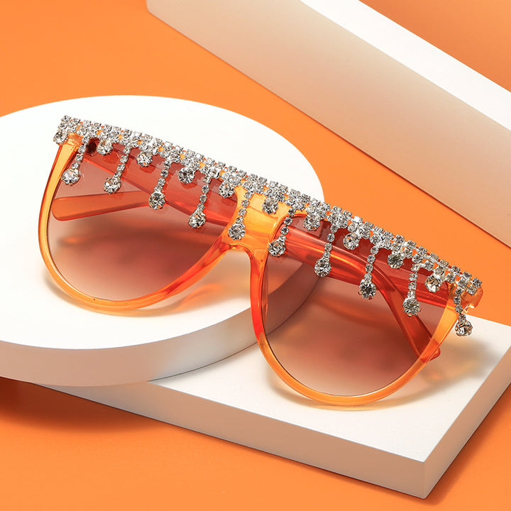 Dame Dekorativ Glamour-solbrille Luvikno