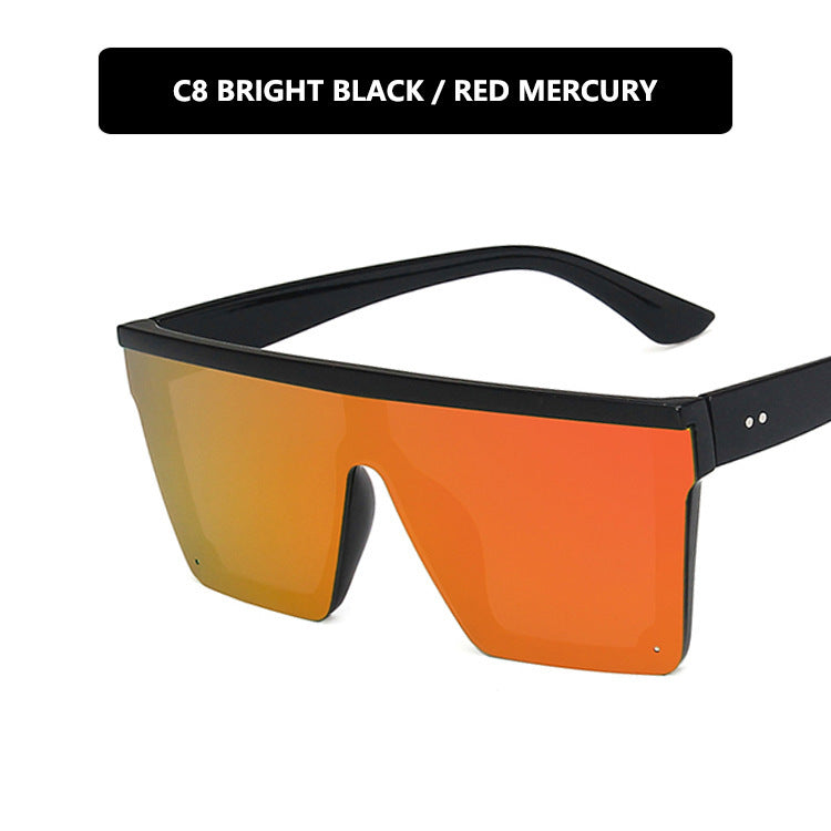 Damer futuristisk solbrille i beskyttende oversized-format Luvikno