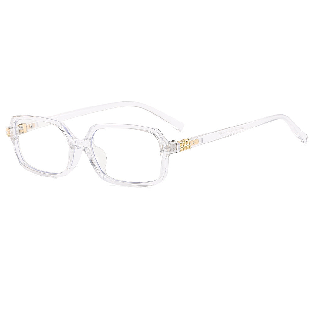 Dame moteriktig solbrille med elegant plastramme og originalt design Luvikno