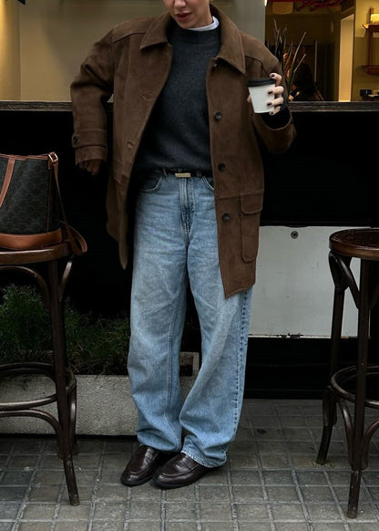 Luvik | Nahka Napitettava Takki