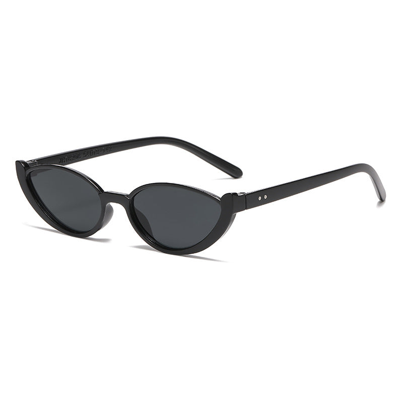 Dame elegant solbrille i stilfull kattøye-design Luvikno