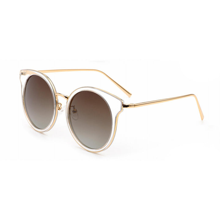 Dame solbrille i trendy katteøye-stil Luvikno