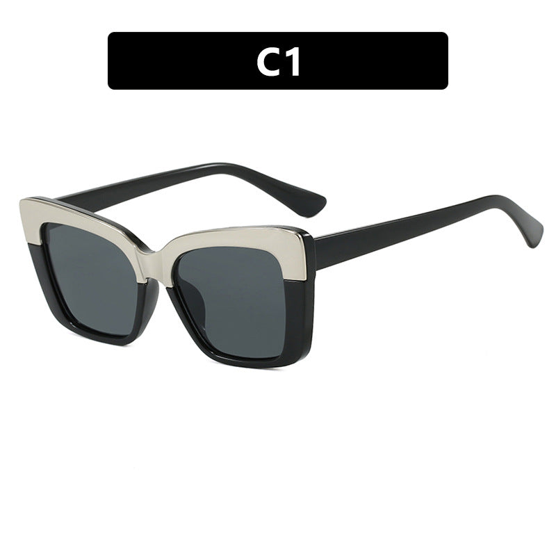 Dames moteriktig brille i trendy geometrisk design Luvikno