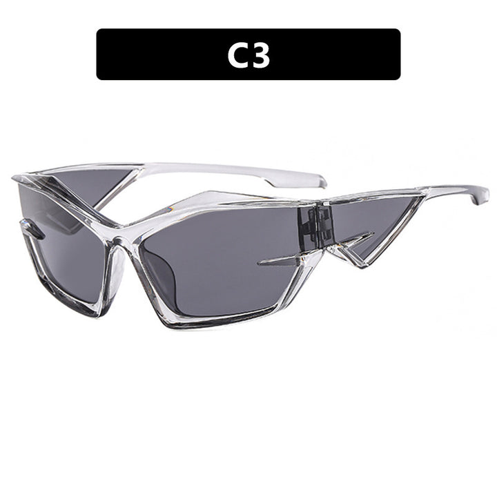 Dame sporty solbriller i dynamisk design Luvikno