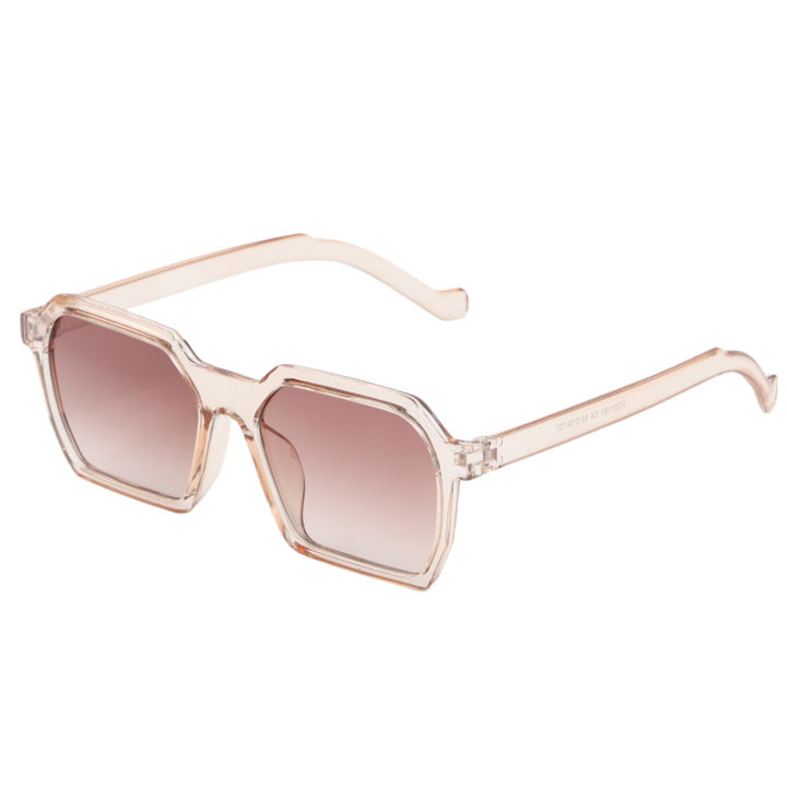 Damer Moderne hexagonal solbrille med myk fargegradient Luvikno