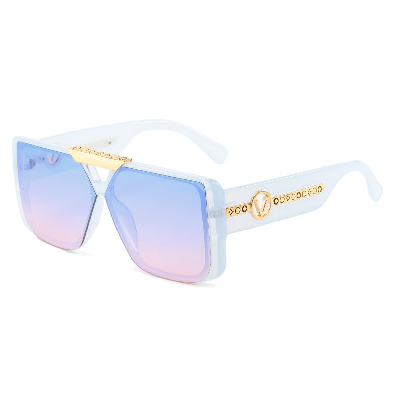 Dame elegant firkantet solbrille Luvikno