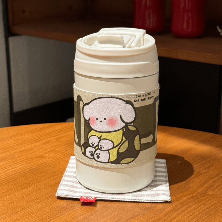 Dame Isolert kaffe-kopp med elegant design og sikkert lokksystem Luvikno