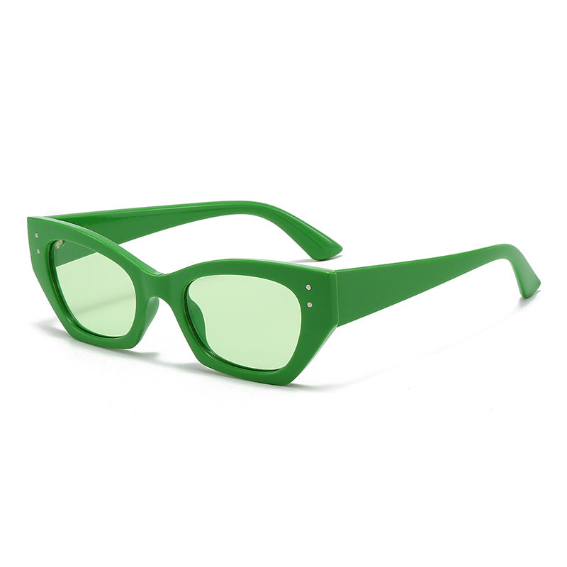 Dame moderne motefull solbrille i innovativt design Luvikno