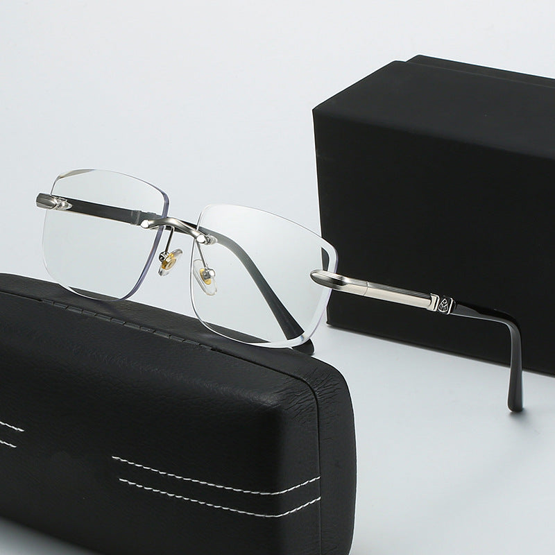Dame kvadratisk solbrille med stilige plast- og metalldetaljer Luvikno