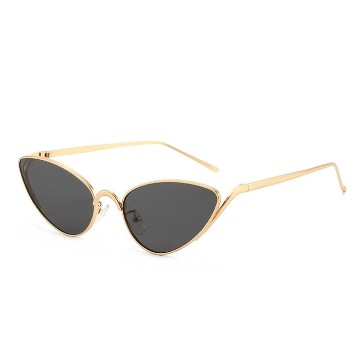 Dame Cat-Eye solbriller i elegant design Luvikno