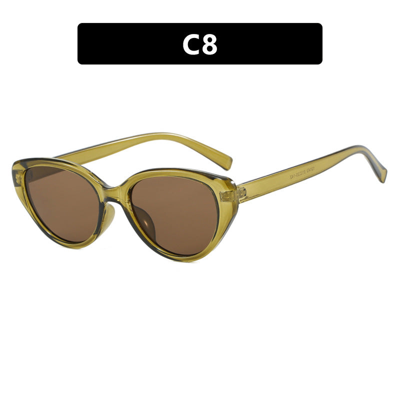 Dame Cat-Eye solbriller med moderne design og UV-beskyttelse Luvikno