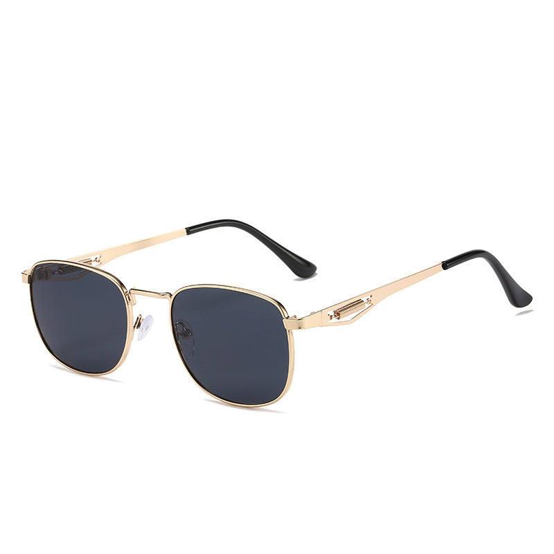 Dame Fashionable Pilot Sunglasses with High-Quality Metal Frame Luvikno