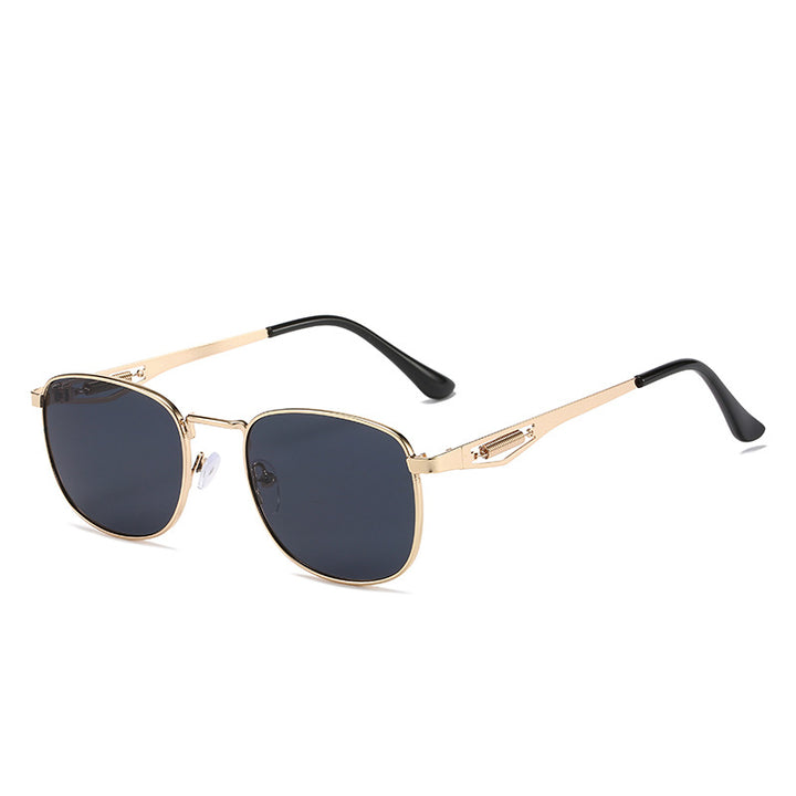 Dame Fashionable Pilot Sunglasses with High-Quality Metal Frame Luvikno