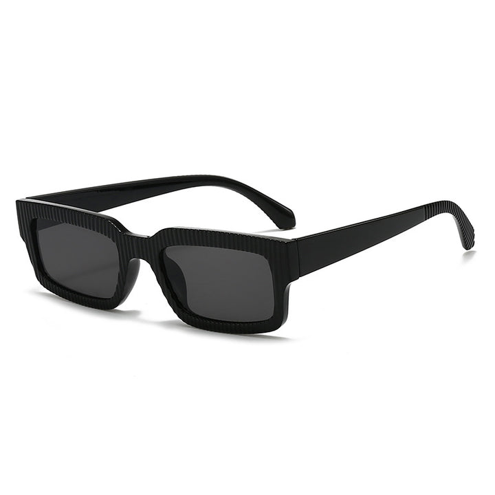 Dame moteriktig solbrille med geometrisk ramme Luvikno
