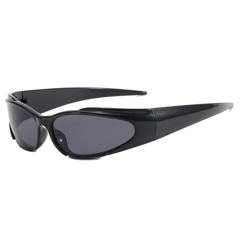 Dame Sporty UV-beskyttende solbrille med aerodynamisk design Luvikno