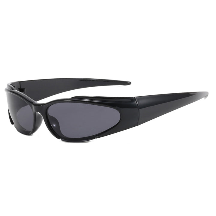 Dame Sporty UV-beskyttende solbrille med aerodynamisk design Luvikno
