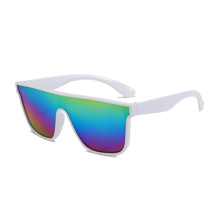 Dame Sporty solbriller med bred ramme og polariserte linser Luvikno