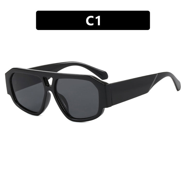 Dame solbrille med iøynefallende oktagon-design og UV-beskyttelse Luvikno