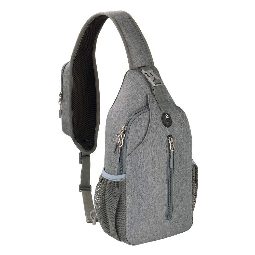 Unisex Sling Ryggsekk med ergonomisk design og flere rom Luvikno