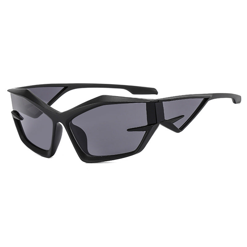 Dame sporty solbriller i dynamisk design Luvikno