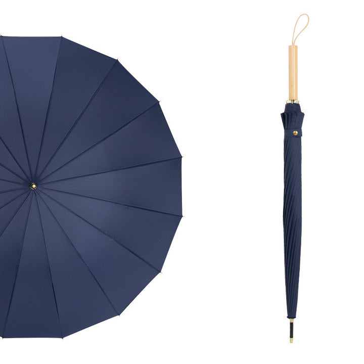 Dame Faltbar Regn paraply med elegant håndtering og unikt design Luvikno