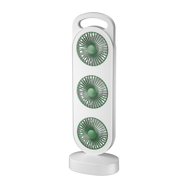 Unisex Multi-Head Portable Desk Fan Luvikno